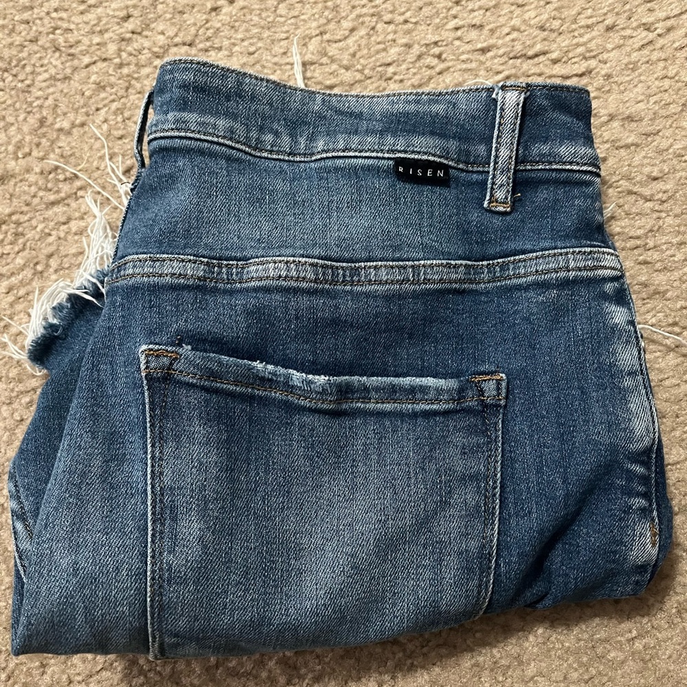 Risen High Rise Women's Blue Jeans